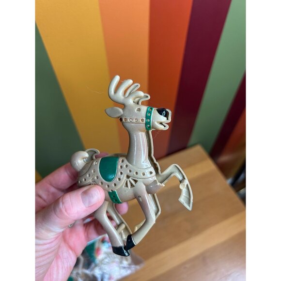 Santa and reindeer sleigh small decoration JYSN light covers - two broken - Picture 10 of 10